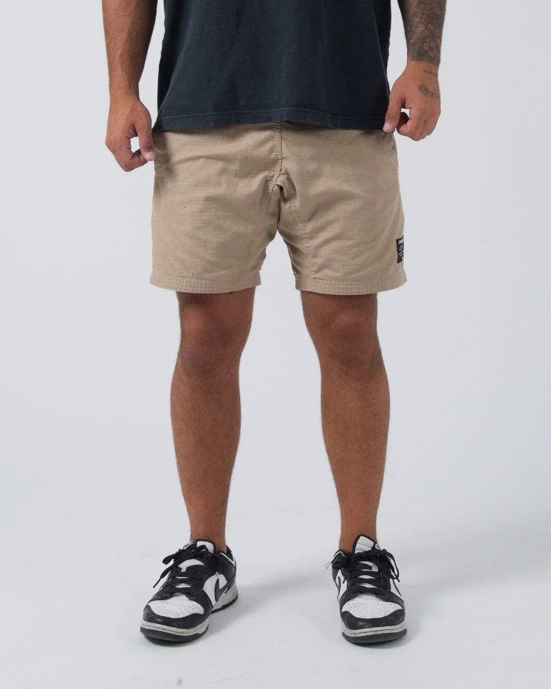 Shorts - Kingz - Casual Gi Shorts - Khaki
