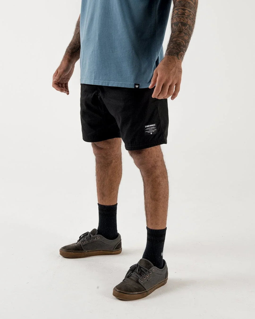 Shorts - Kingz - Casual Gi Shorts - Svart