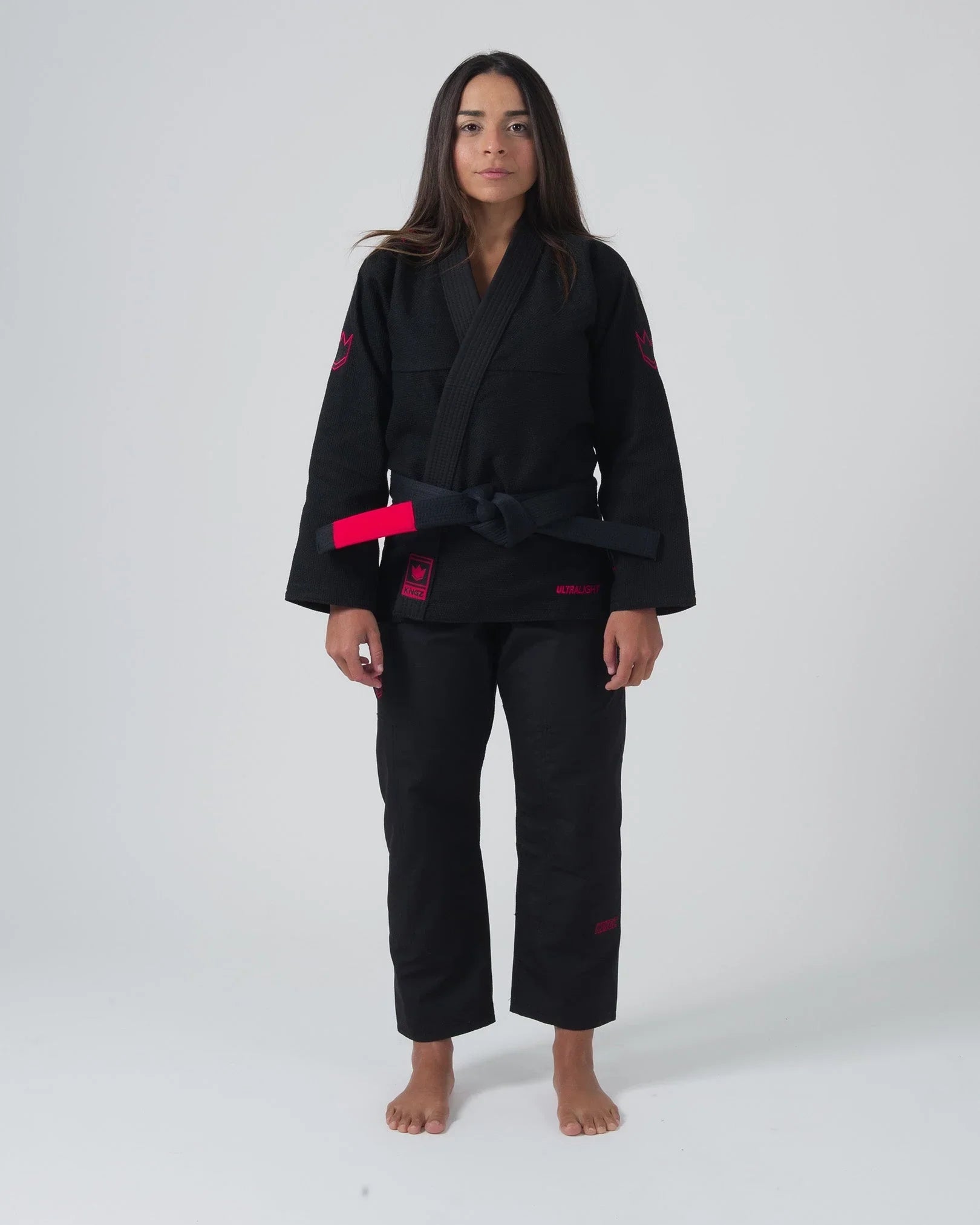 BJJ Gi - Kingz - Ultralight 2.0 - Dam - Svart