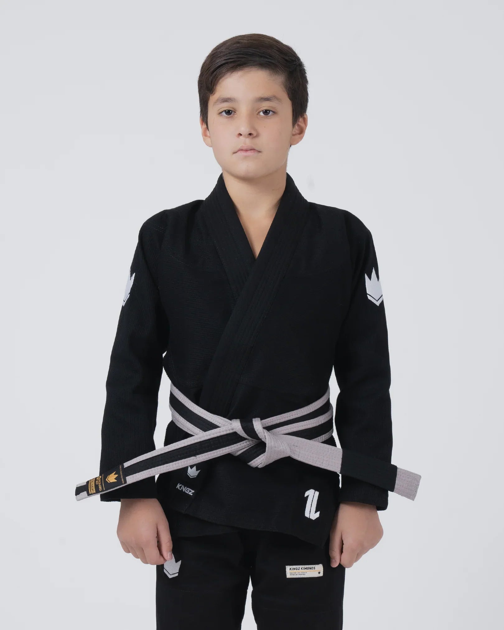 BJJ Gi - Kingz - The One V2 - Barn - Svart