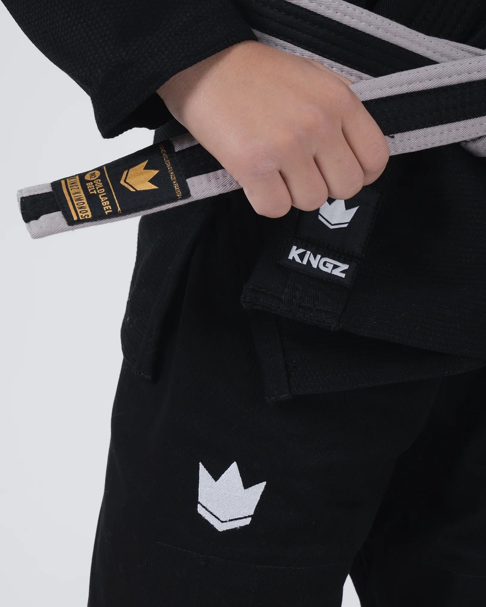 BJJ Gi - Kingz - The One V2 - Barn - Svart