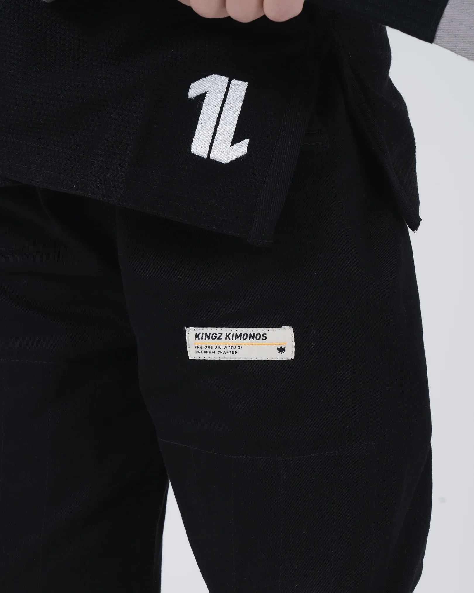 BJJ Gi - Kingz - The One V2 - Barn - Svart
