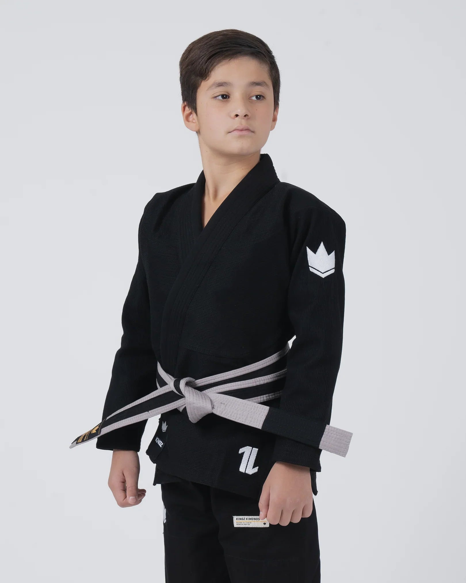 BJJ Gi - Kingz - The One V2 - Barn - Svart