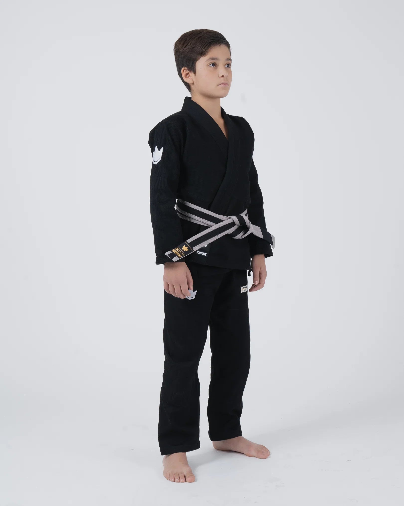 BJJ Gi - Kingz - The One V2 - Barn - Svart