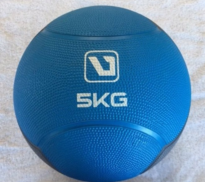 Medicinboll - Aserve - 5 kg - Blå