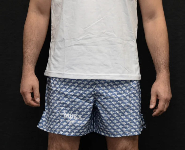 MMA-shorts - MOKA - Blue Wave - Blå