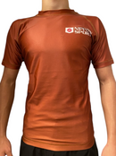 Rashguard - Nippon Sport - Korta ärmar - Brun