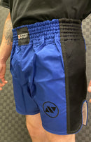 Muay Thai Shorts - Nippon Sport - Marinblå