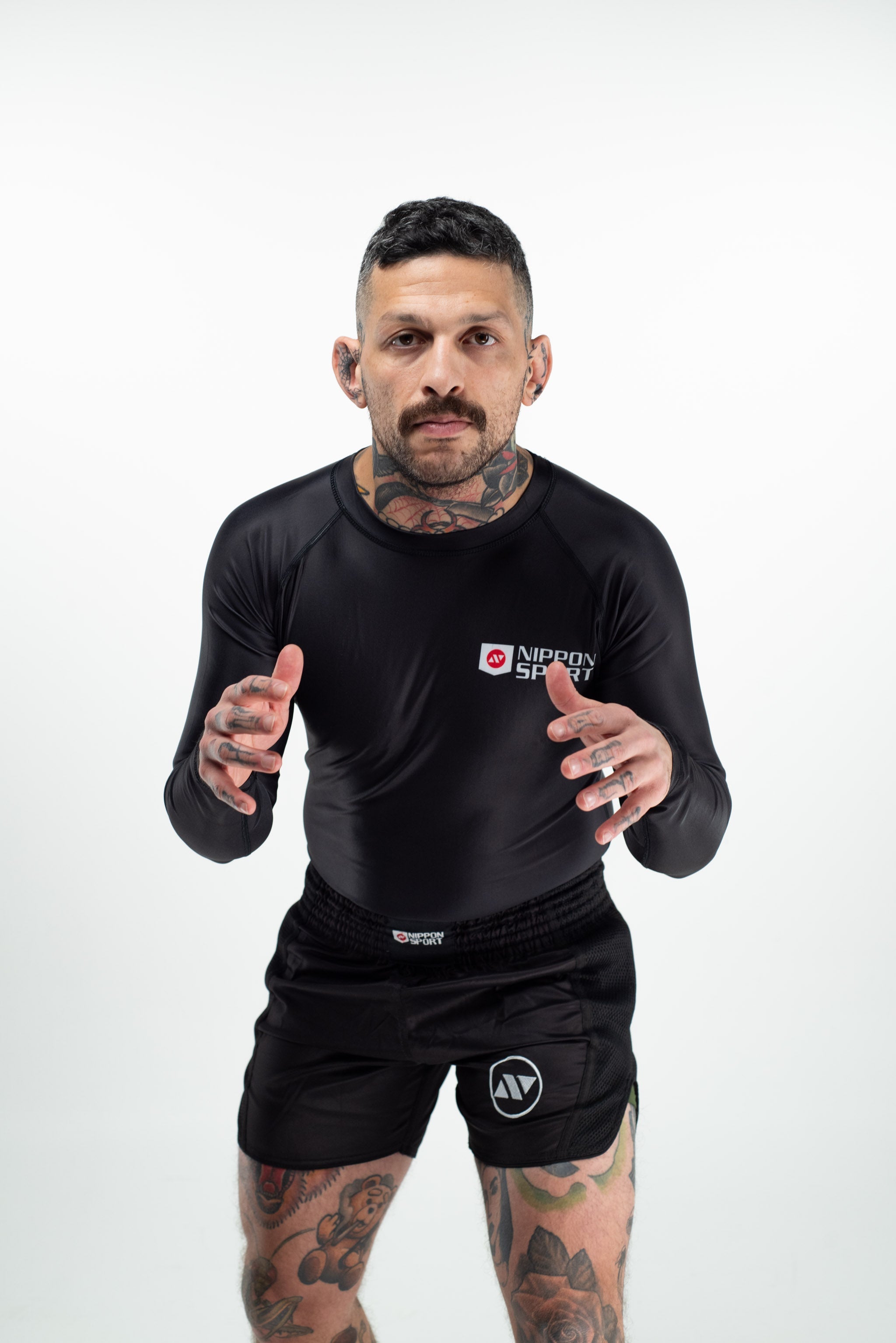 Rashguard - Nippon Sport - Långärmad - Svart