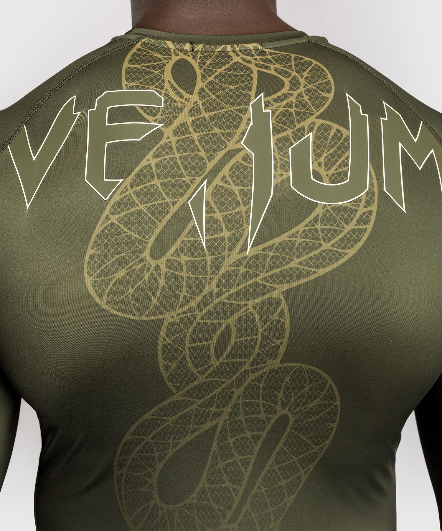 Rashguard - Venum - Serpenti - Långärmad, Khaki