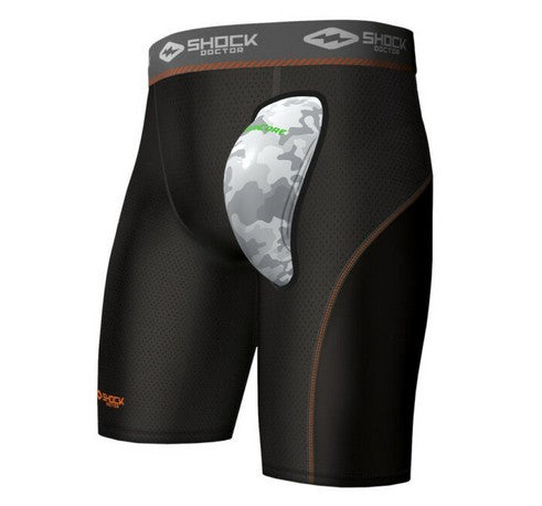 Suspensoar - Shock Doctor - Air Core Compression Shorts - Svart