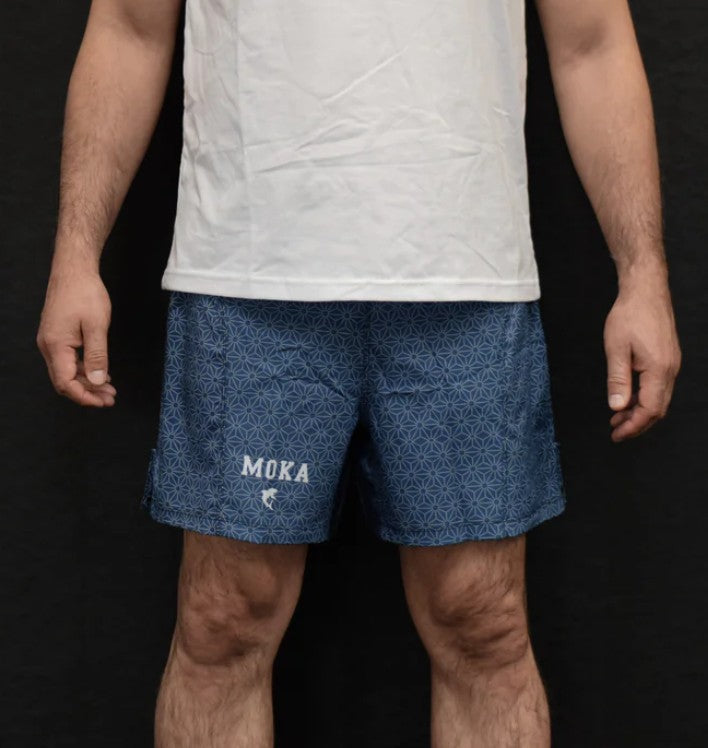 MMA-shorts - MOKA - Blue Stars - Blå