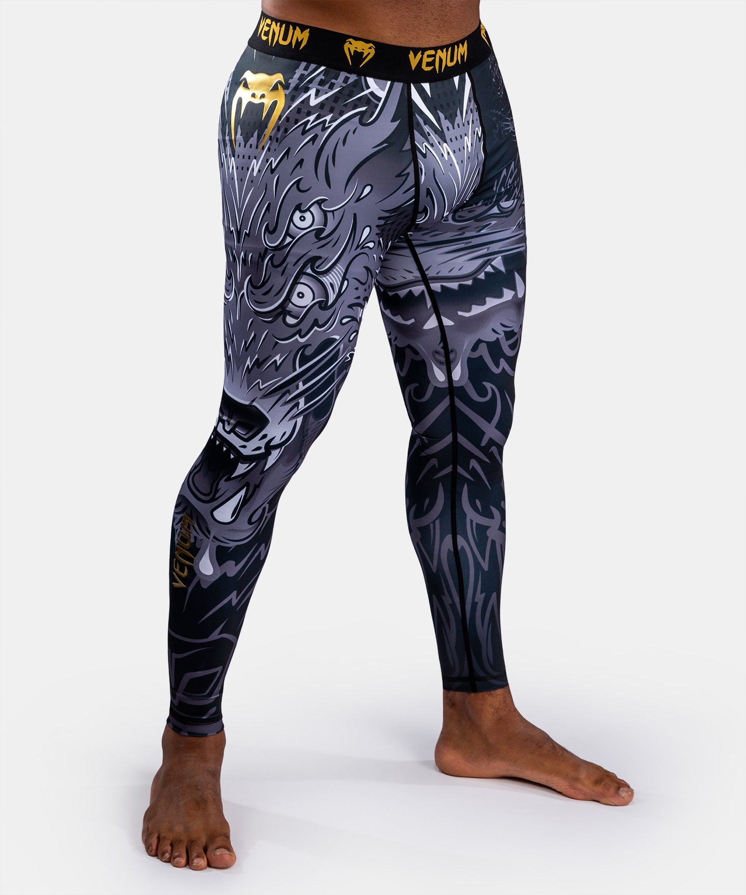 Spats - Venum - Wolf Atak - Svart/Grå