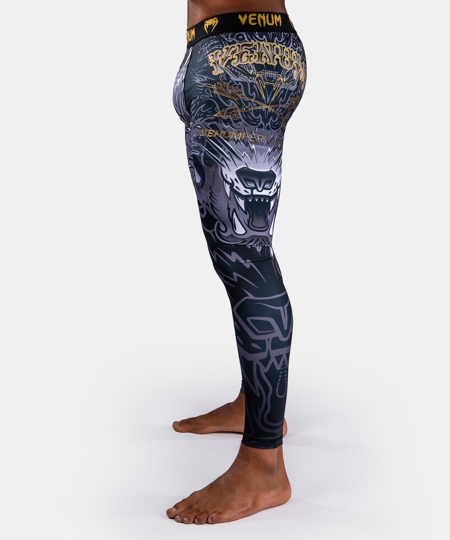 Spats - Venum - Wolf Atak - Svart/Grå