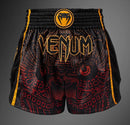 Muay Thai-shorts - Venum - Quetzal Fury - Svart/Röd/Orange