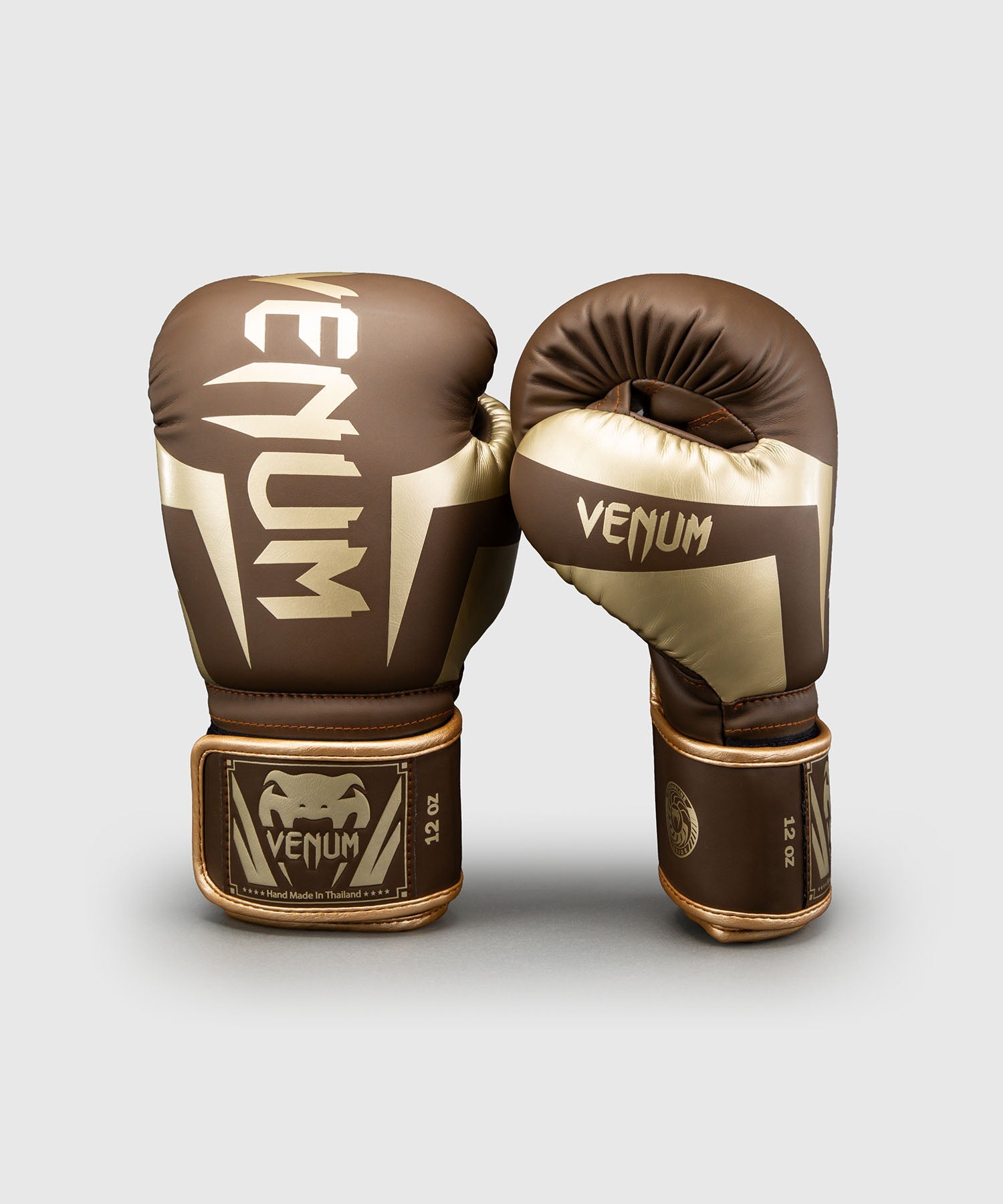 Boxningshandskar - Venum - Elite - Brun/Guld