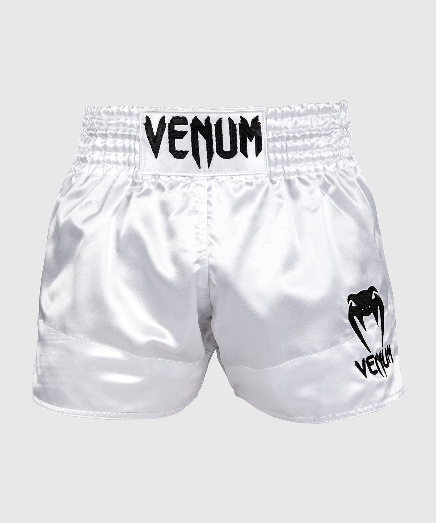 Muay Thai Shorts - Venum - Classic - Vit/Svart
