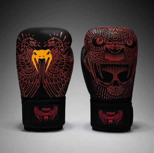 Boxningshandskar - Venum - Quetzal Fury - Svart/Röd/Orange