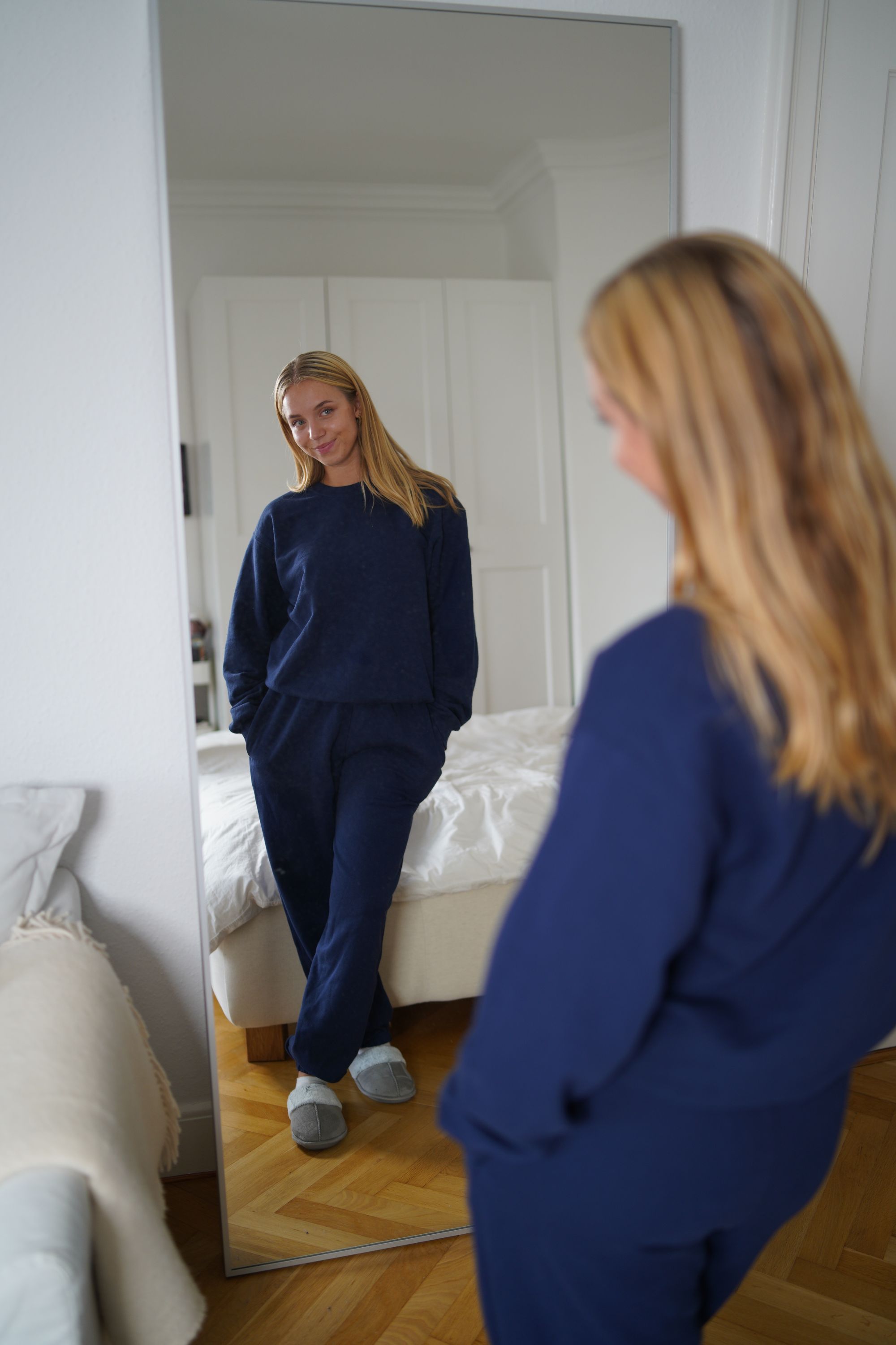 Tröja - Fruit of the Loom - Crewneck - Grå