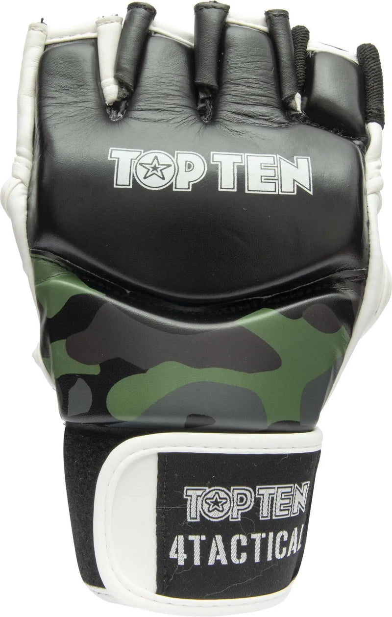 MMA Handskar - TOP TEN - '4Tactical' - Svart-Grön