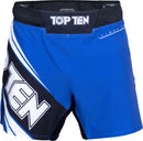 MMA Shorts - TOP TEN - 'Fight Team' - Blå