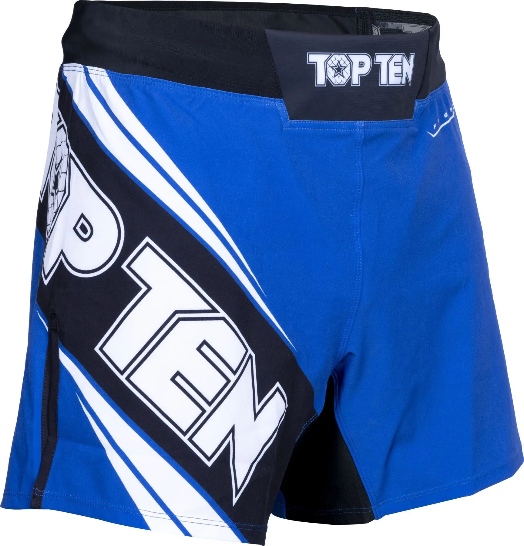 MMA Shorts - TOP TEN - 'Fight Team' - Blå