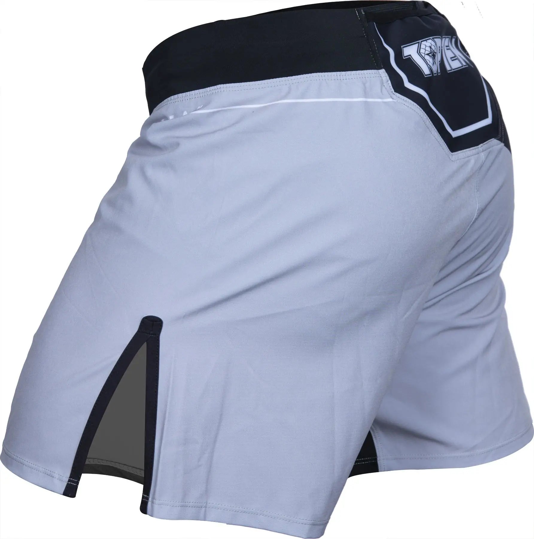 MMA Shorts - TOP TEN - 'Fight Team' - Grå