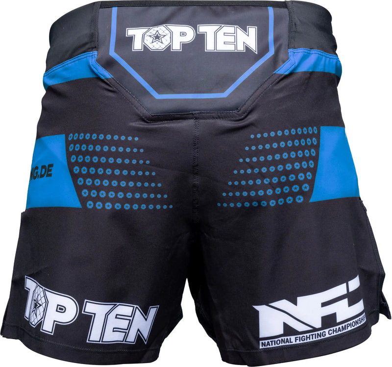 MMA Shorts - TOP TEN - 'NFC' - Blå