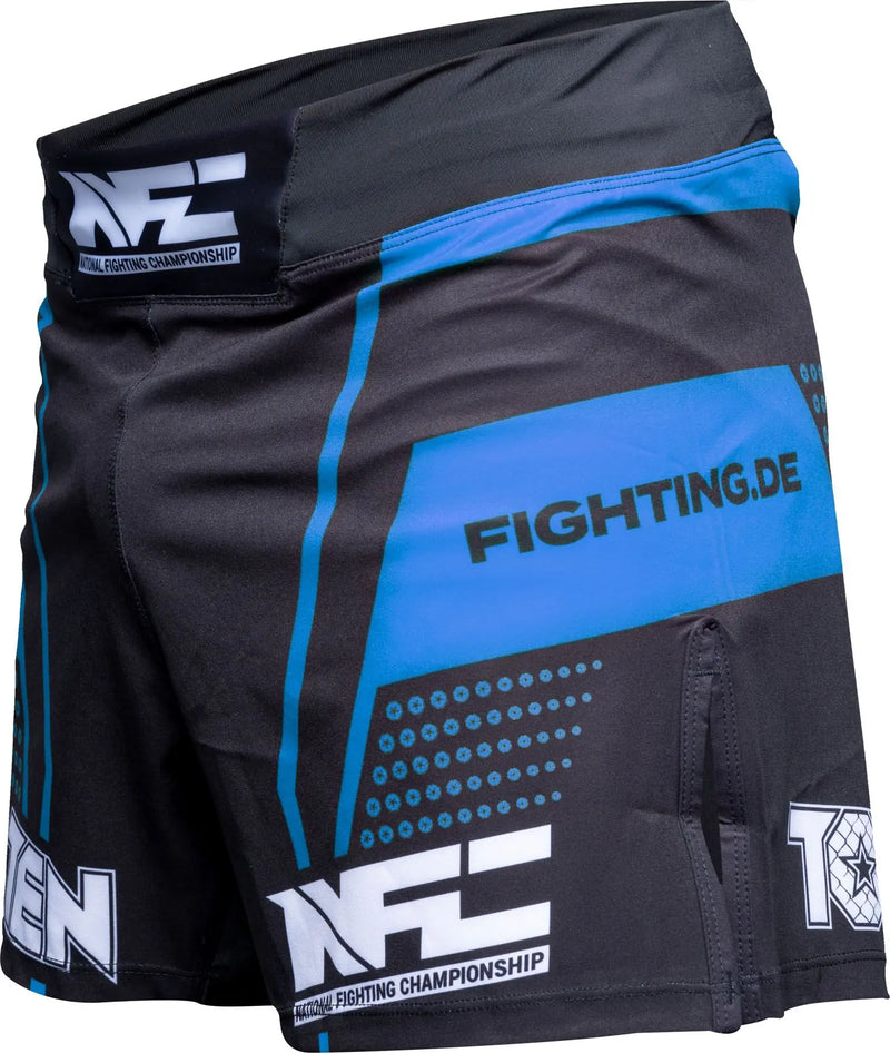 MMA Shorts - TOP TEN - 'NFC' - Blå