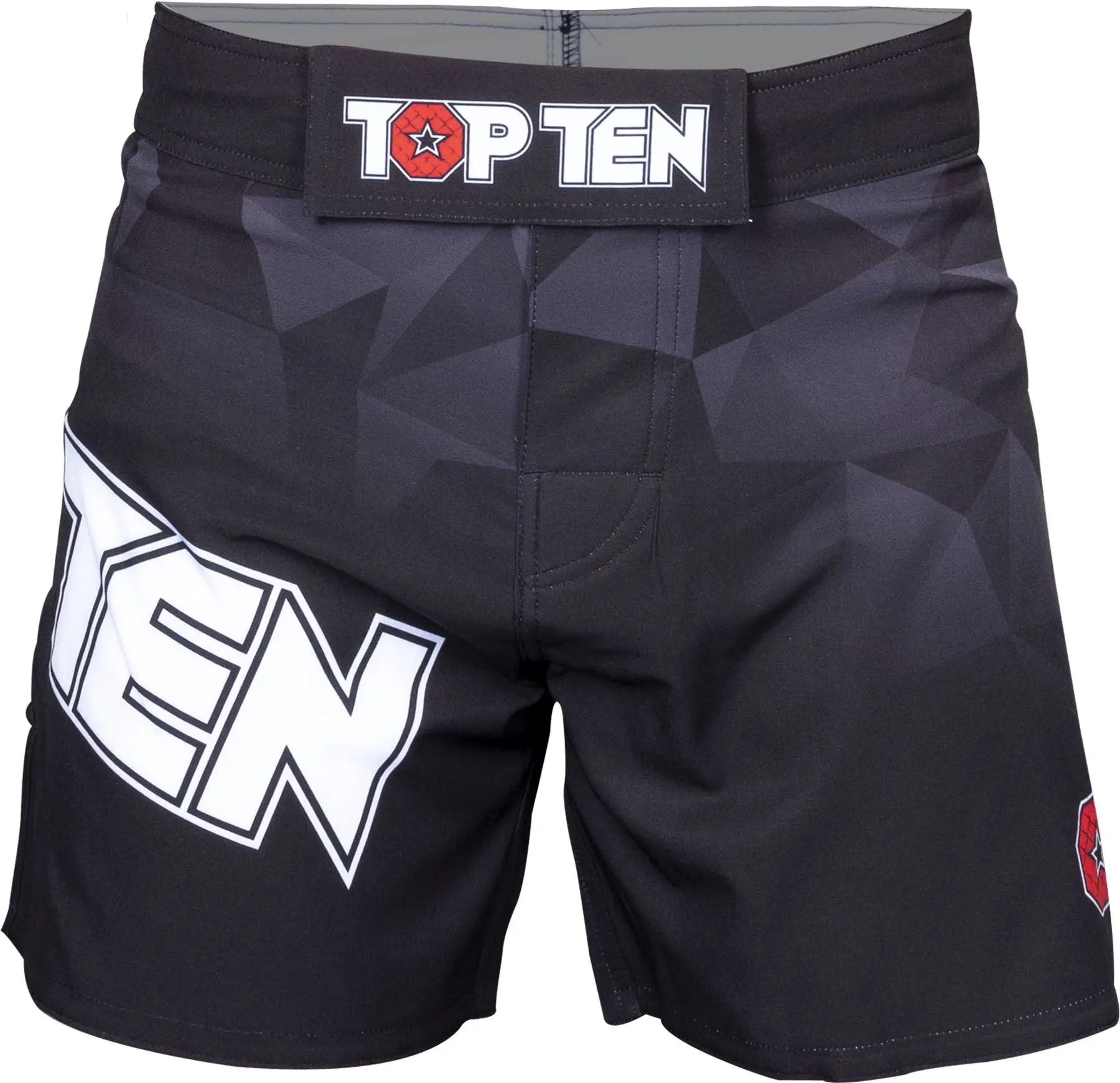 MMA Shorts - TOP TEN - 'PRISM' - Svart