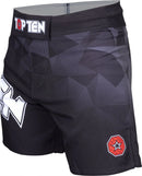 MMA Shorts - TOP TEN - 'PRISM' - Svart