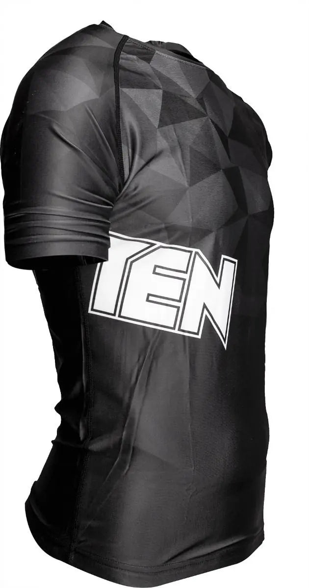 Rash Guard - TOP TEN - 'PRISM' - Svart