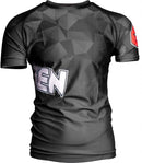 Rash Guard - TOP TEN - 'PRISM' - Svart