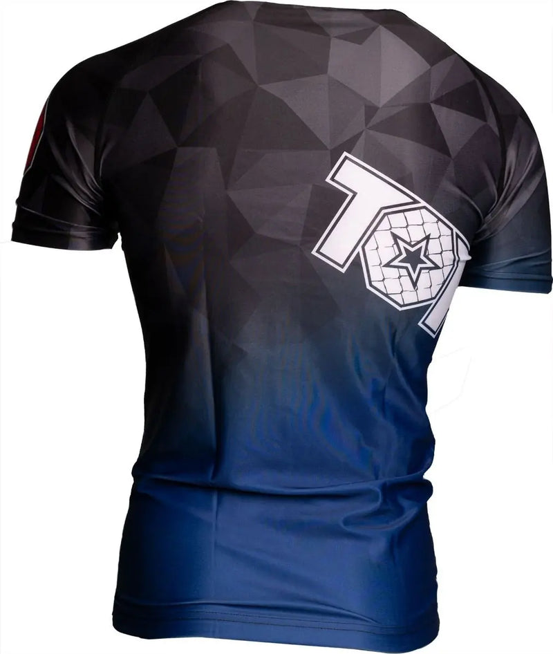 Rash Guard - TOP TEN - 'PRISM' - Blå