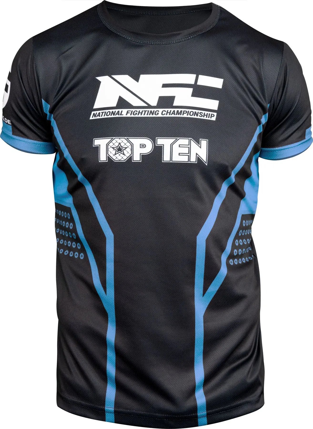 T-Shirt - TOP TEN - 'NFC' - Svart-Blå