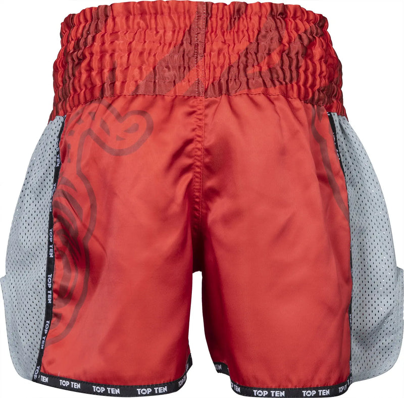 Muay Thai Shorts - TOP TEN - 'Patchara' - Röd