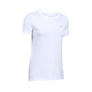 Funktionströja för kvinnor - Under Armour - Heat Gear Armour - Kortärmad - Vit