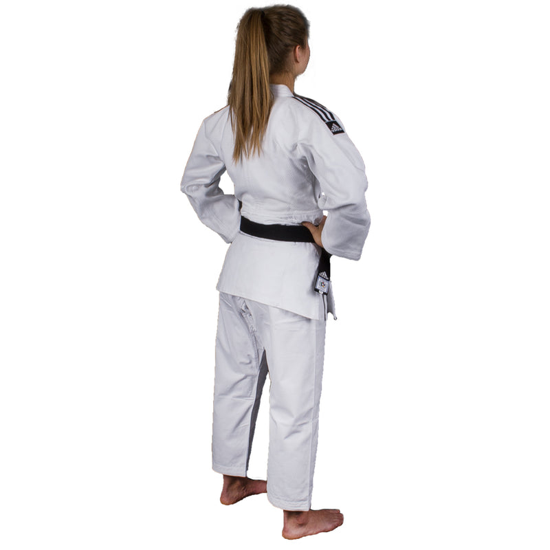 Judo Uniform - Adidas Judo - 'Champion 2.0' - Slim Fit - Vit