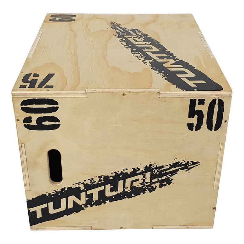 Box Jump Box - Tunturi - '50cm x 60cm x 75cm' - Trä