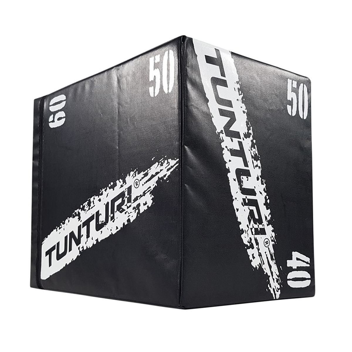 Plyo Box - Tunturi - 'EVA – 40cm x 50cm x 60cm' - Soft - Svart