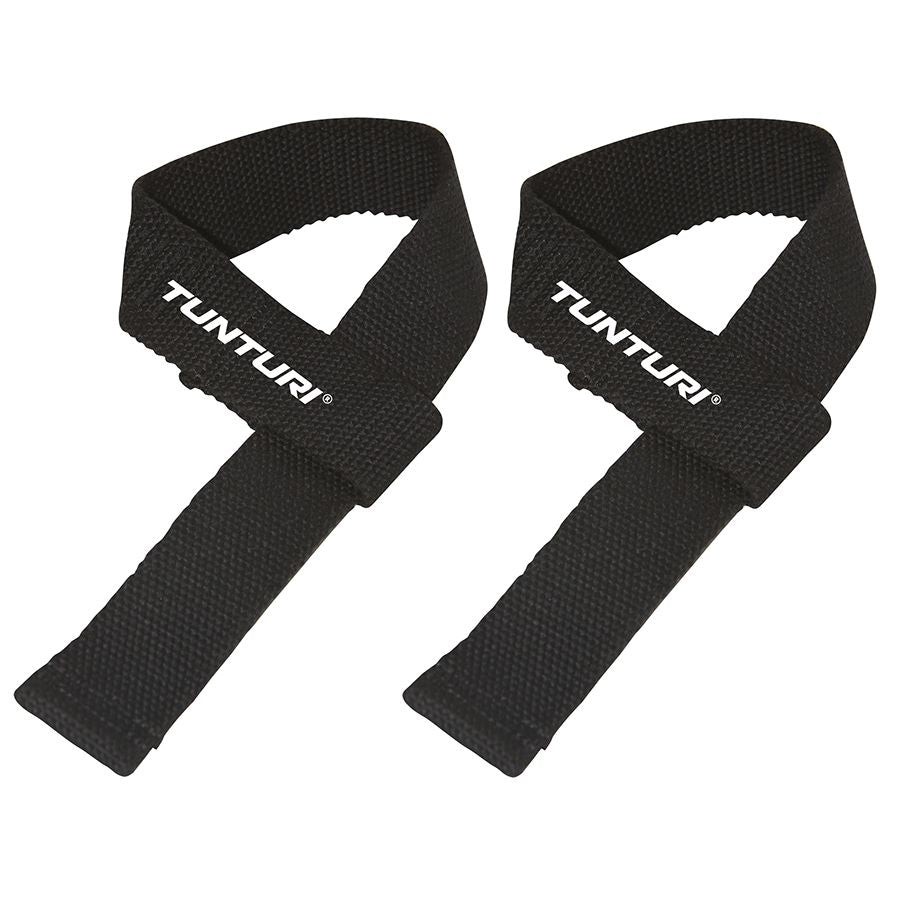 Straps - Tunturi - 'Powerlifting' - Bomull -Svart