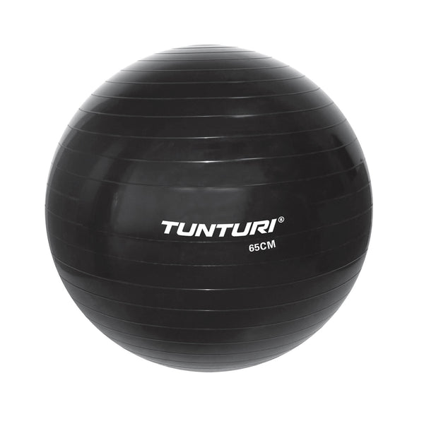 Träningsboll - Tunturi - 'Gymball' - 65 CM - Svart