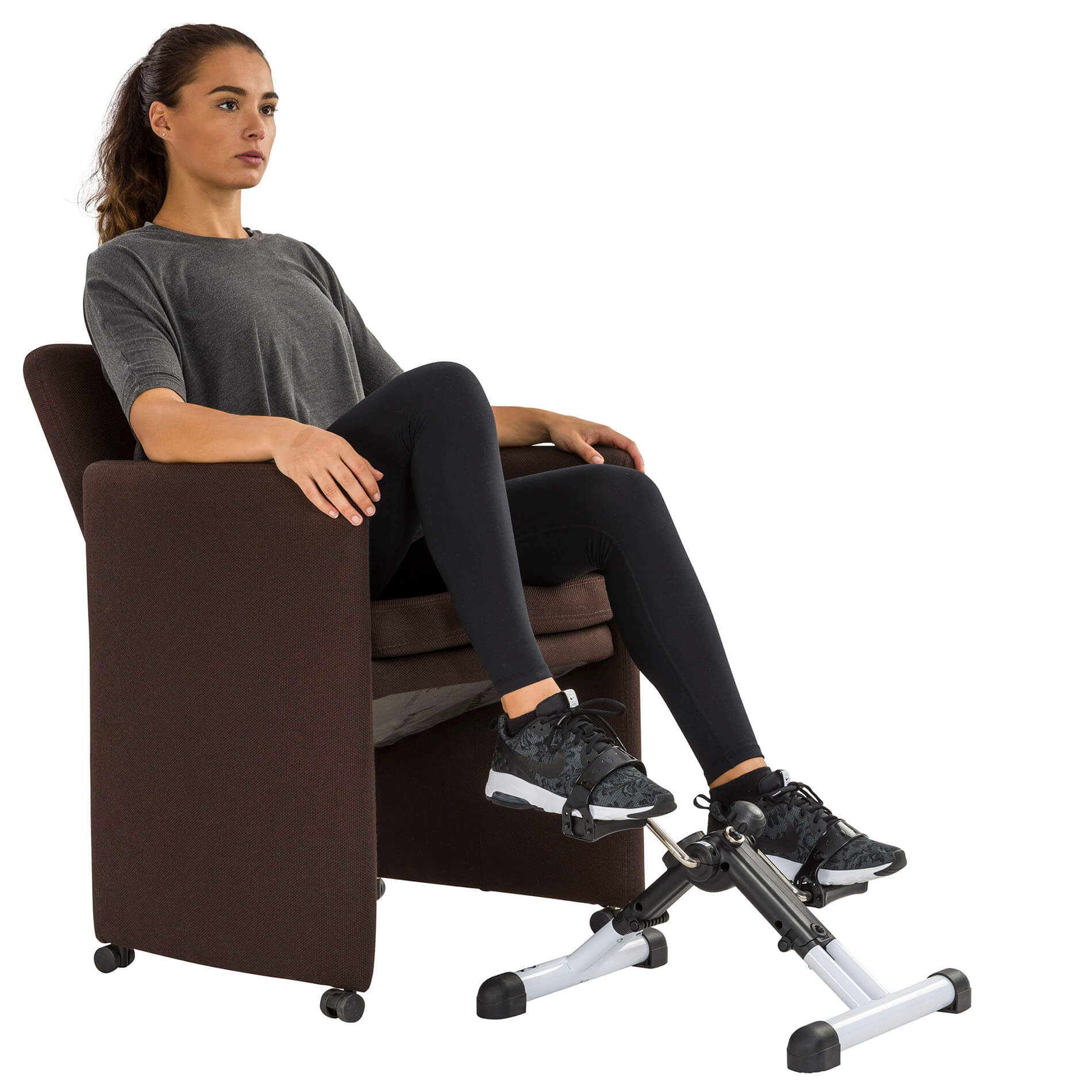 Hopfällbar minicykel - Tunturi - Svart