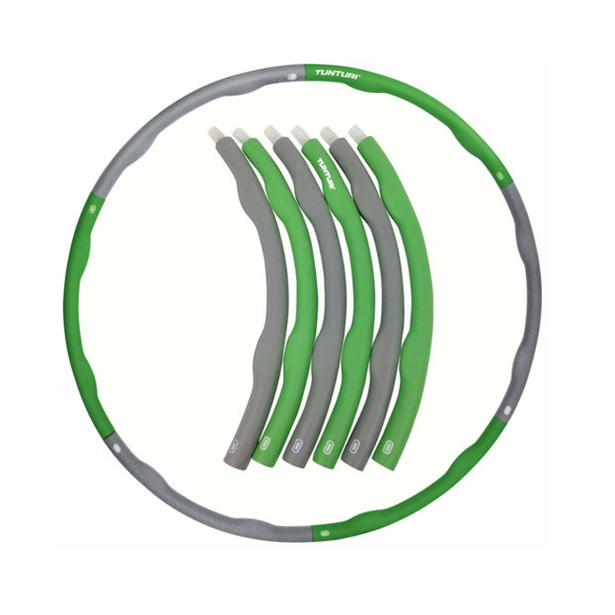 Ab Trainer - Tunturi - 'Hula Hoop 1.8 kg' - Grön