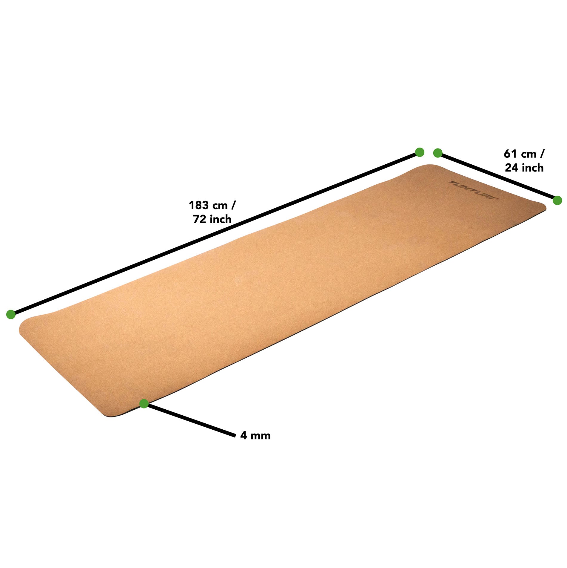 Yoga Mat - Tunturi - 'Cork TPE'