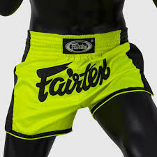 Muay Thai Shorts - Fairtex - BS1706 Gul/Sort