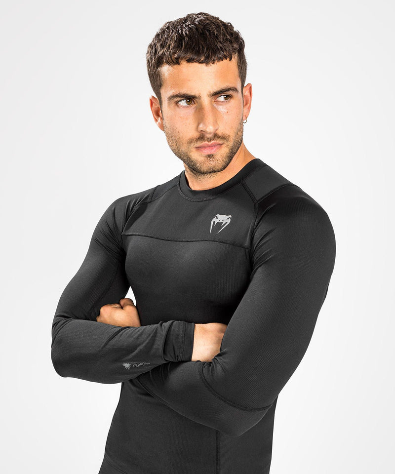 Rash Guard - Venum - 'G-Fit Air' - Långärmad - Svart