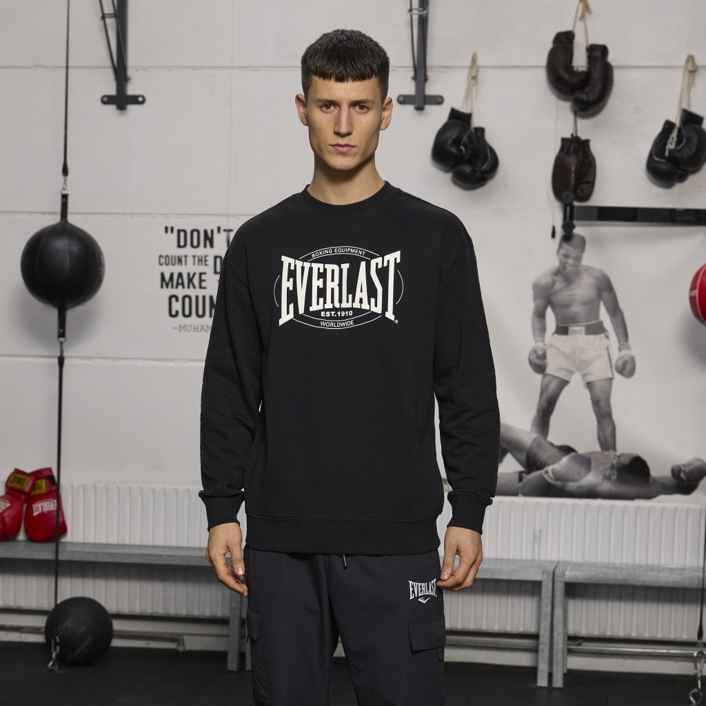 Sweatshirt - Everlast - 'Worldwide Greastest Crew Sweat' - Svart