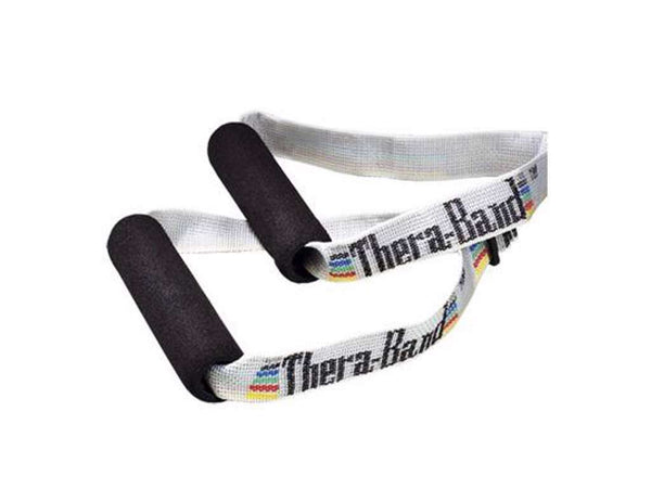 Träningselastik - Thera-Band - Med Håndtag - Grå