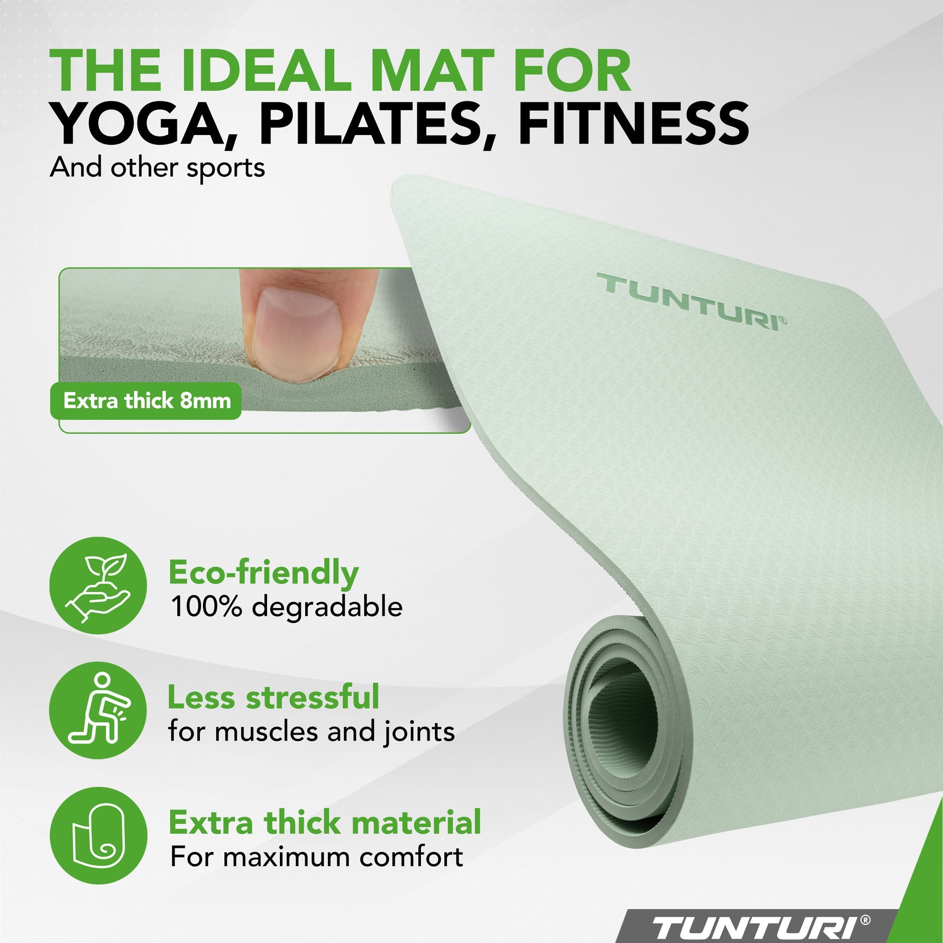 Yogamatta - Tunturi - '8MM' - Mint